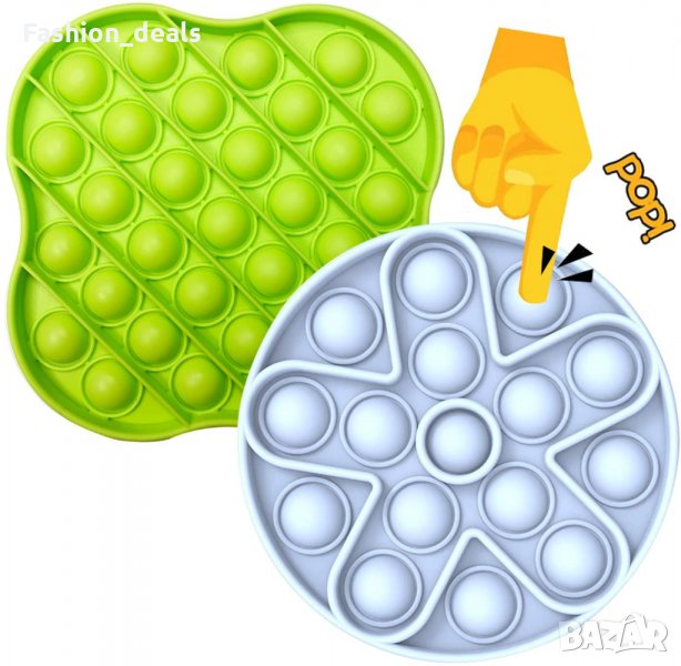 Нови 2 броя Анти стрес играчка Облекчаване Специални нужди Терапия Попит, снимка 1