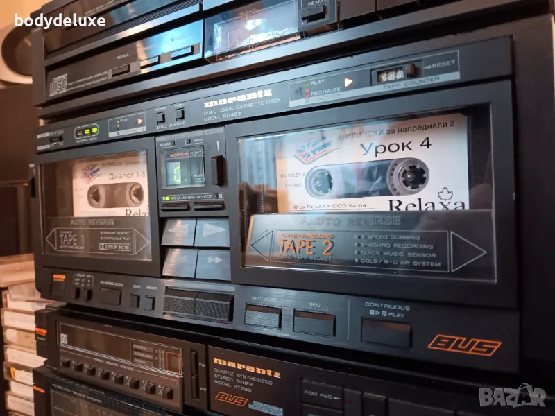 Marantz SD463 двукасетъчен риверсивен дек, снимка 1