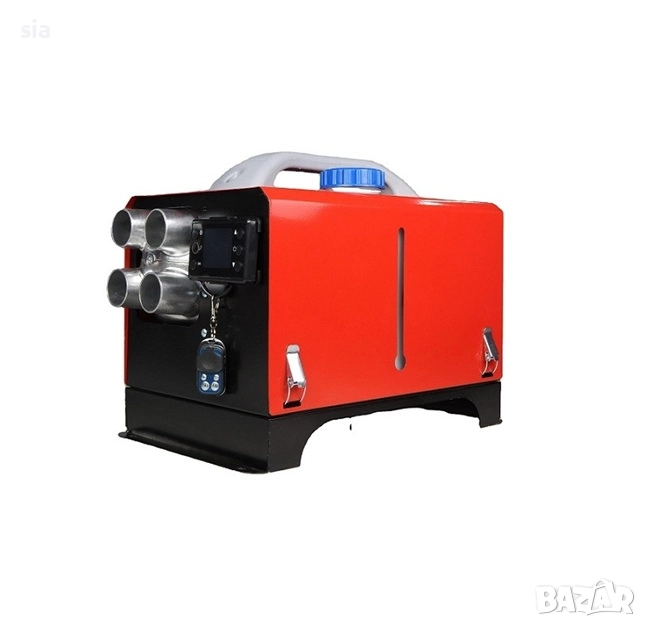 ПРЕНОСИМА СУХА ДИЗЕЛОВА ПЕЧКА 8 KW, 12 V С АЛУМИНИЕВО ТЯЛО, снимка 1