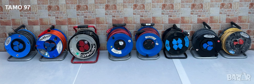 Качествени немски електрически удължители на макара по 40метра, снимка 1