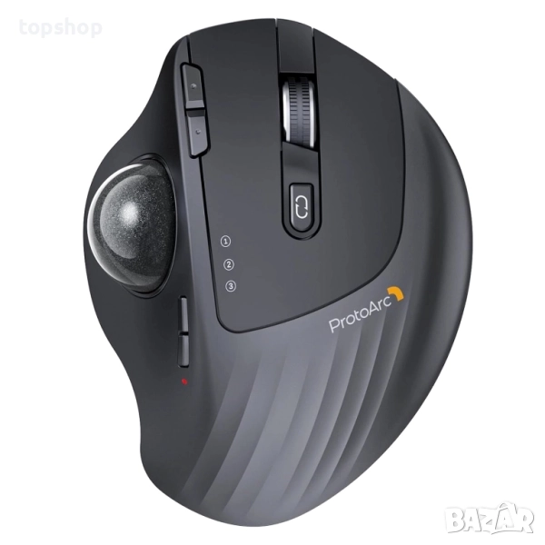 Нова ProtoArc Безжична мишка с тракбол, EM01 NL Ергономична Bluetooth мишка с ролбол, презареждаща.., снимка 1