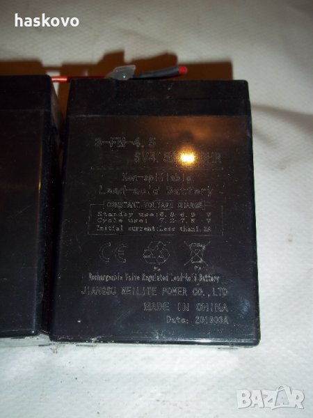 акумулатори 2 x 6v = 12v, снимка 1