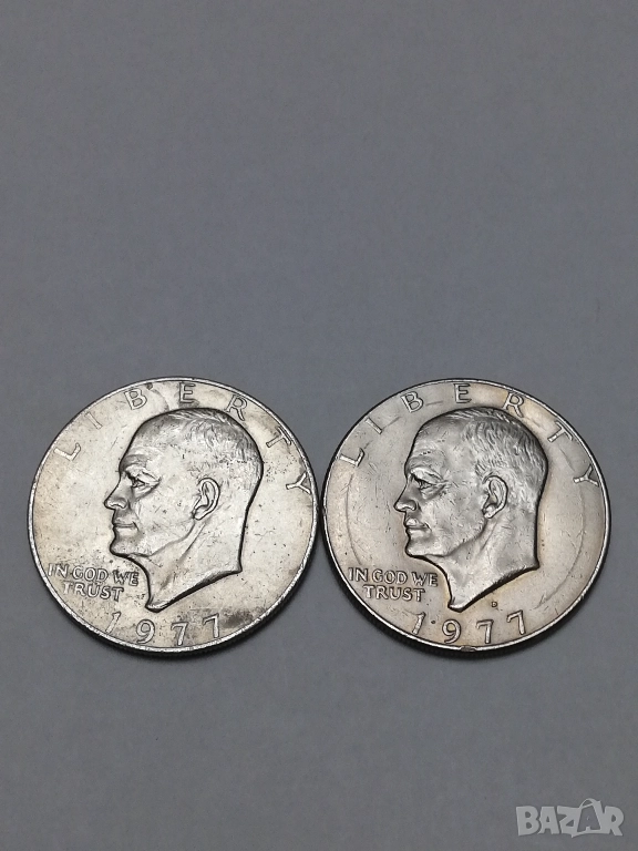 лот 1 долар Айзенхауер-1977 г, снимка 1