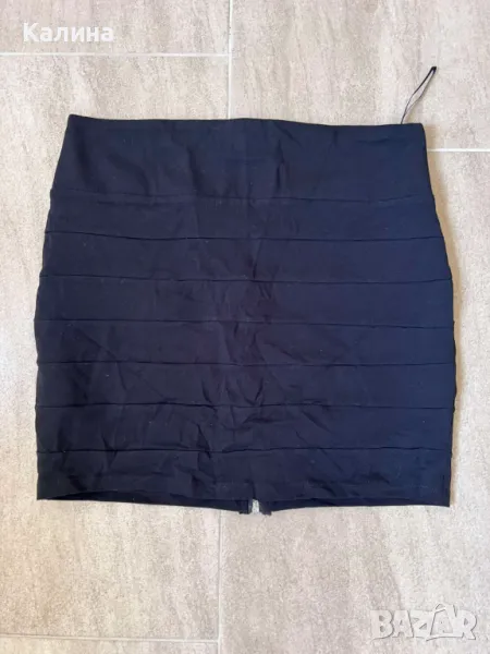 Черна къса пола, снимка 1