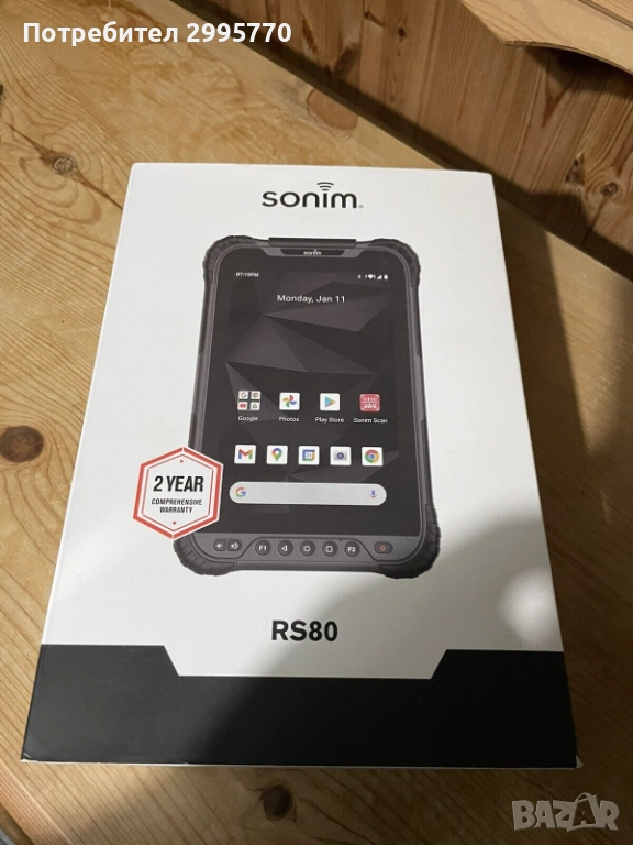 Sonim RS80  8 инчов тактически таблет , телефон , GPS, Вграден скенер, снимка 1