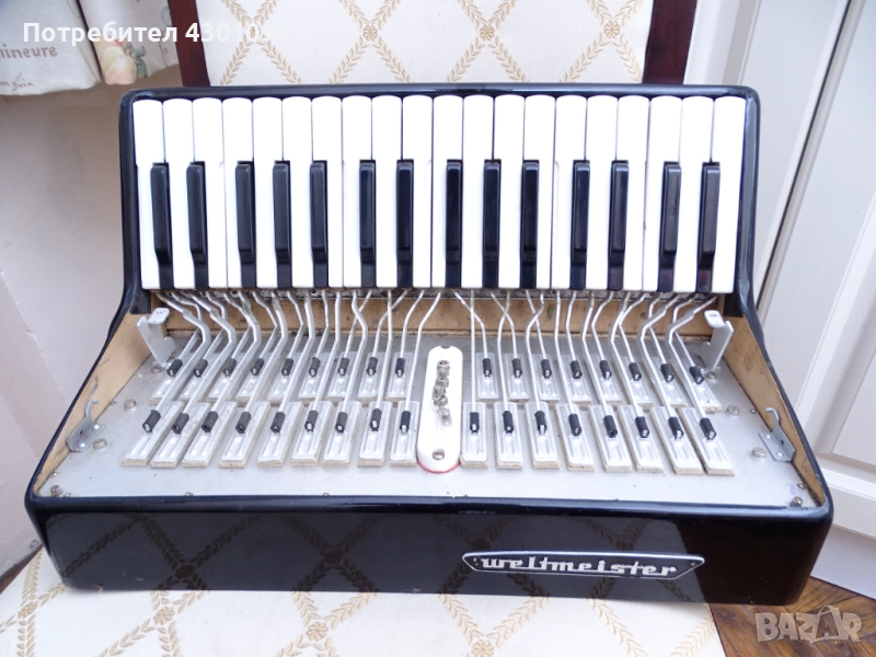 Корпус (клавиатура) с тарги за Акордеон Weltmeister Stella 80 баса, снимка 1