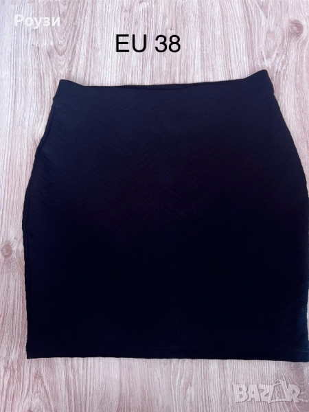 Пола/черна/права/къса, снимка 1