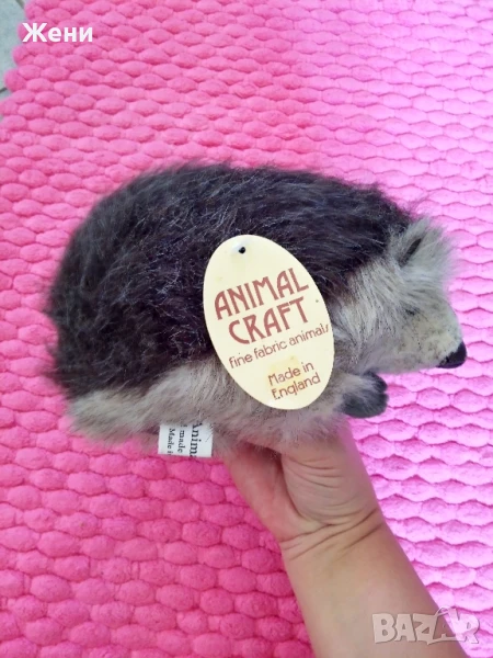 Сладко плюшено таралежче Animal Craft Made in England, снимка 1