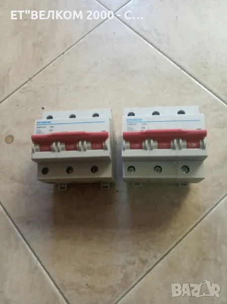 автоматични прекъсвачи 80-100амп, снимка 1