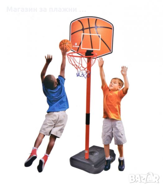 БАСКЕТБОЛЕН КОШ 1.06 М СЪС СТОЙКА, ТОППКА И ПОМПА - код 1137016, снимка 1