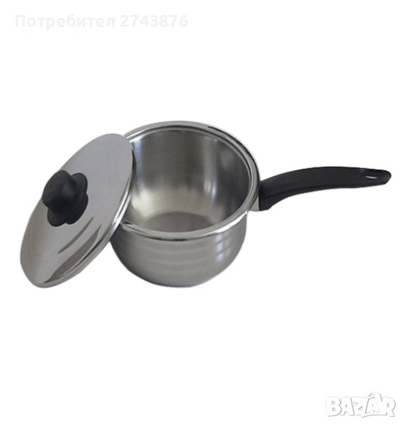 КАСЕРОЛА КМ МОДЕЛ ST 03 18 СМ МЕТАЛЕН КАПАК, снимка 1