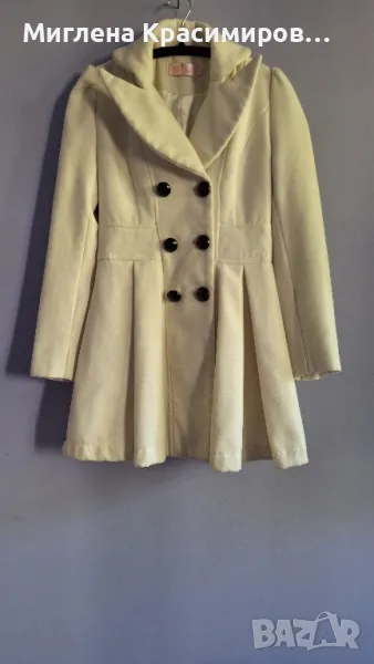 Палто в бяло, снимка 1