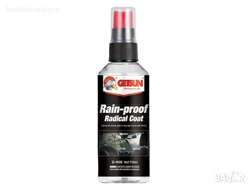 Водоотблъскващ Спрей За Автостъкла 100мл, снимка 1