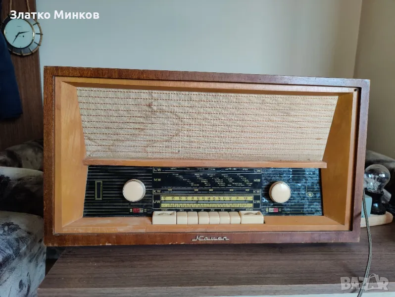 Лампово радио Stern Berlin VEB RTF Nauen 1960г., снимка 1