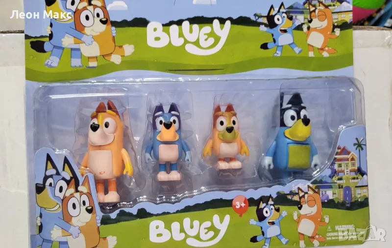 Фигурки Блуи и Бинго Bluey Bingo семейство и приятели , снимка 1