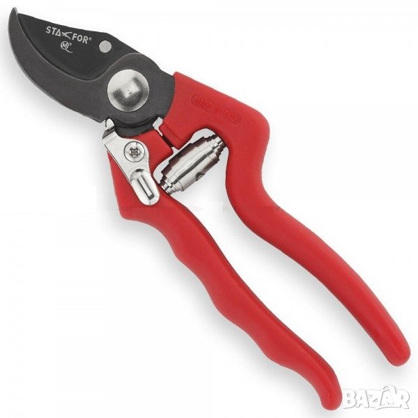 Професионални ножици за подрязване Stafor STF-920, 20см, Червена, снимка 1