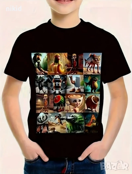 ITALIAN BRAINROT детска тениска, снимка 1