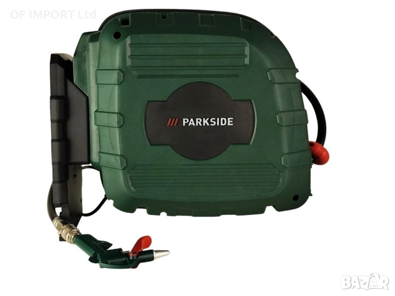 Компресор с Автоматичен Барабан за Прибиране на Маркуча PARKSIDE PKS 1100 A1, снимка 1