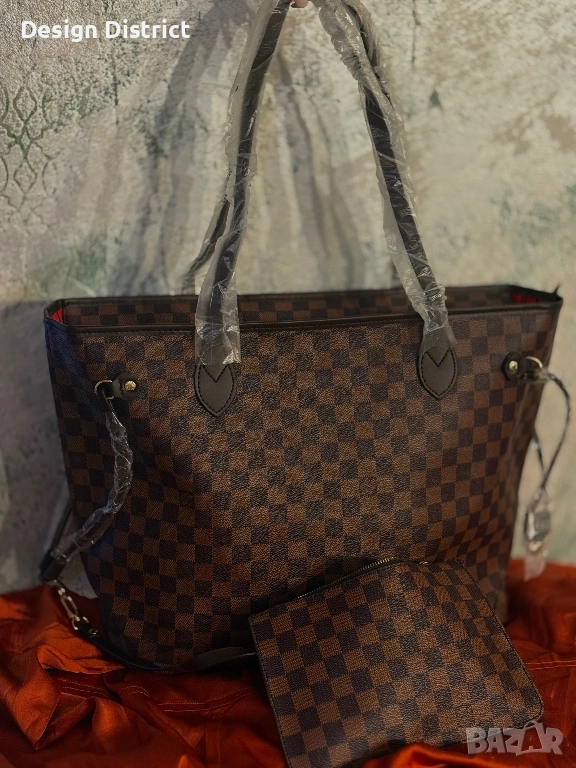 Louis Vuitton Neverfull Damier Ebene , снимка 1