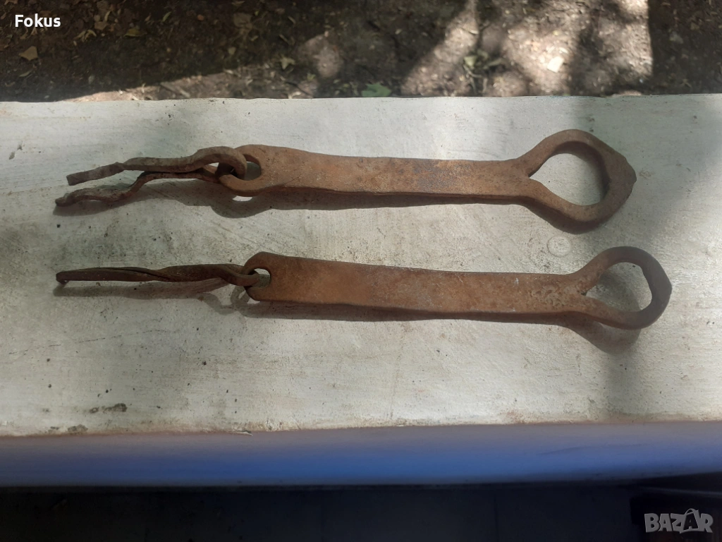 Стари ковани резета резе мандало за врата порта, снимка 1
