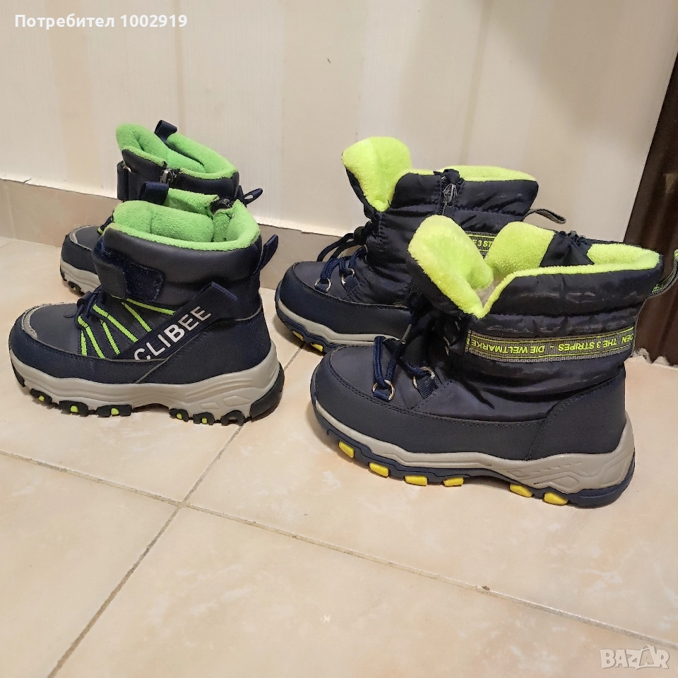 Зимни топли обувки 27 номер (2 чифта)., снимка 1