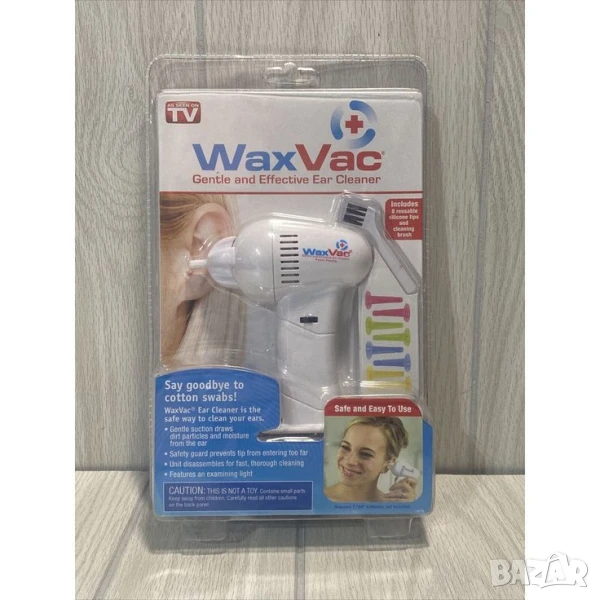 "WaxVac – Безопасно и лесно почистване на ушите у дома" , снимка 1