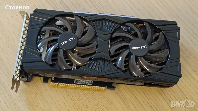 PNY GeForce GTX 1660 SUPER 6GB Dual Fan, снимка 1