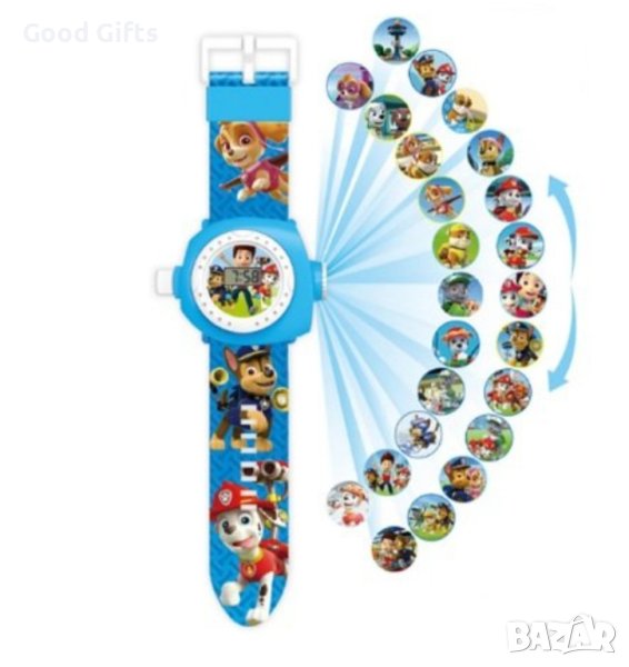 Детски часовник Пес Патрул с проектор , снимка 1
