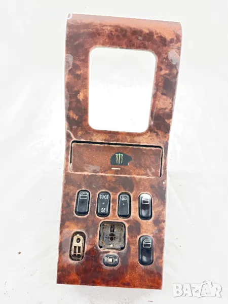   Централна конзола Махагон за Мерцедес МЛ, Mercedes-Benz W163 (1998 - 2005), A1636809136, снимка 1