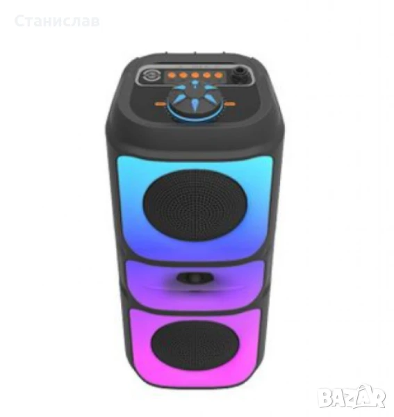 Мощна 4-инчова безжична тонколона с караоке функция MS-3629BT, снимка 1