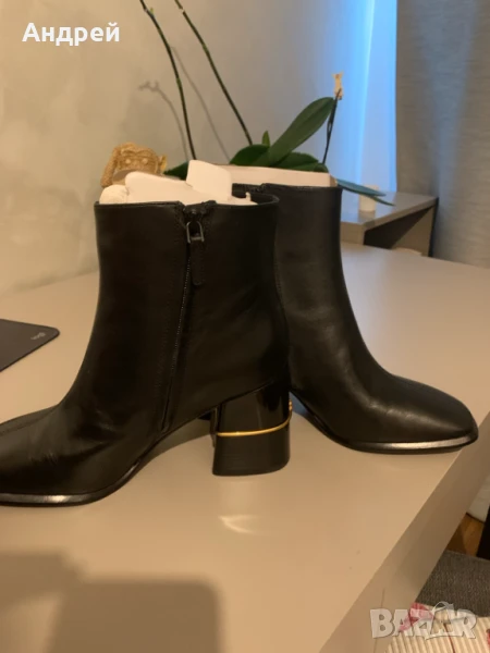 Боти от естествена кожа TORY BURCH, снимка 1