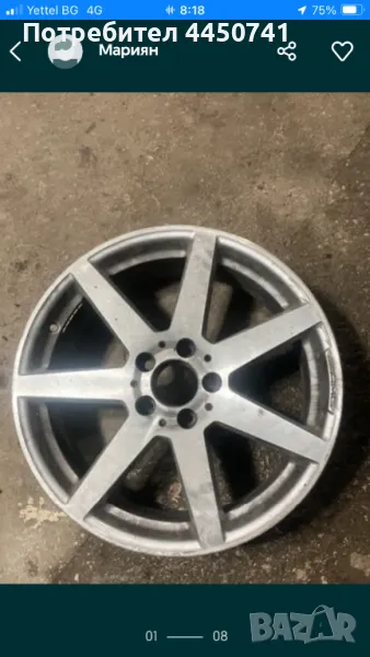 Продавам за Мерцедес w204 джанти АМГ спорт пакет 18”, снимка 1