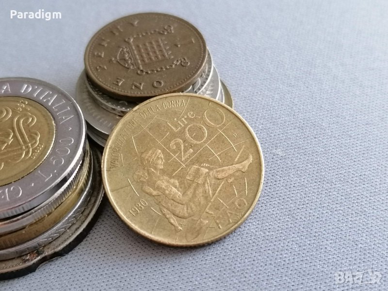 Монета - Италия - 200 лири (FAO) | 1980г., снимка 1