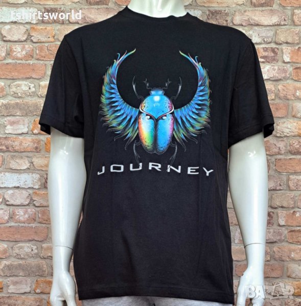 Нова мъжка тениска с дигитален печат на музикалната група Journey (Джърни) , снимка 1