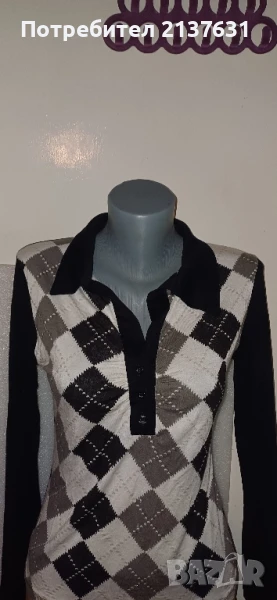 ДАМСКА БЛУЗА AZURI с дълъг ръкав Размер  L , снимка 1