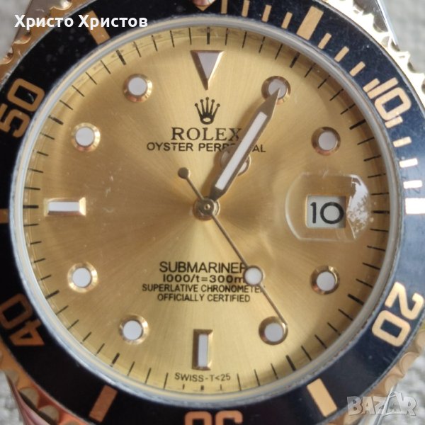 Новогодишна промоция!Мъжки механичен луксозен часовник Rolex Submariner , снимка 1