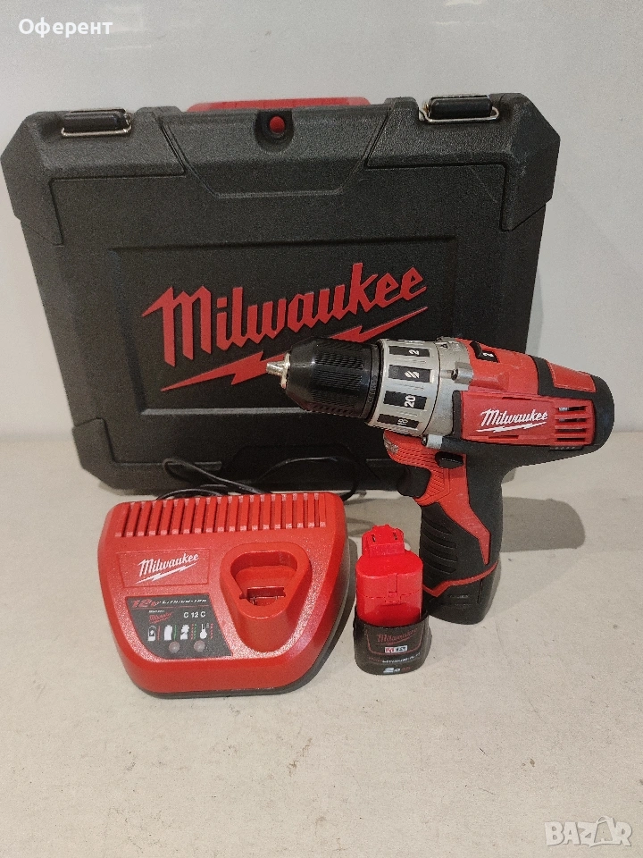 Milwaukee C12DD винтоверт., снимка 1