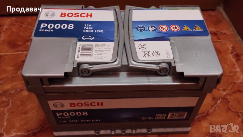 НОВ Акумулатор BOSCH 74AH 680A R+, снимка 1
