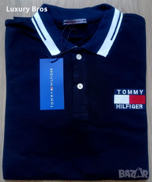 Мъжки тениски с яка Tommy Hilfiger, снимка 1