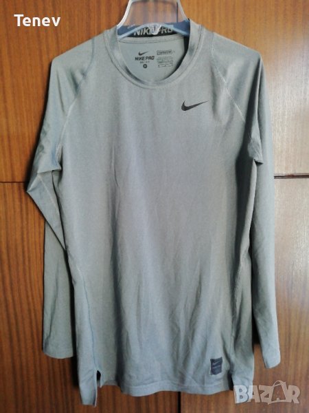 Nike Pro Training Compression оригинална спортна мъжка блуза дълъг ръкав тениска размер М , снимка 1