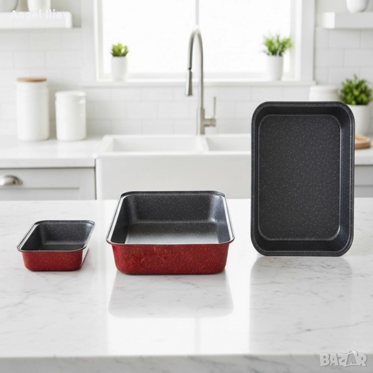 Мраморна тава – надеждно печене и лесно почистване за всяка кухня, снимка 1