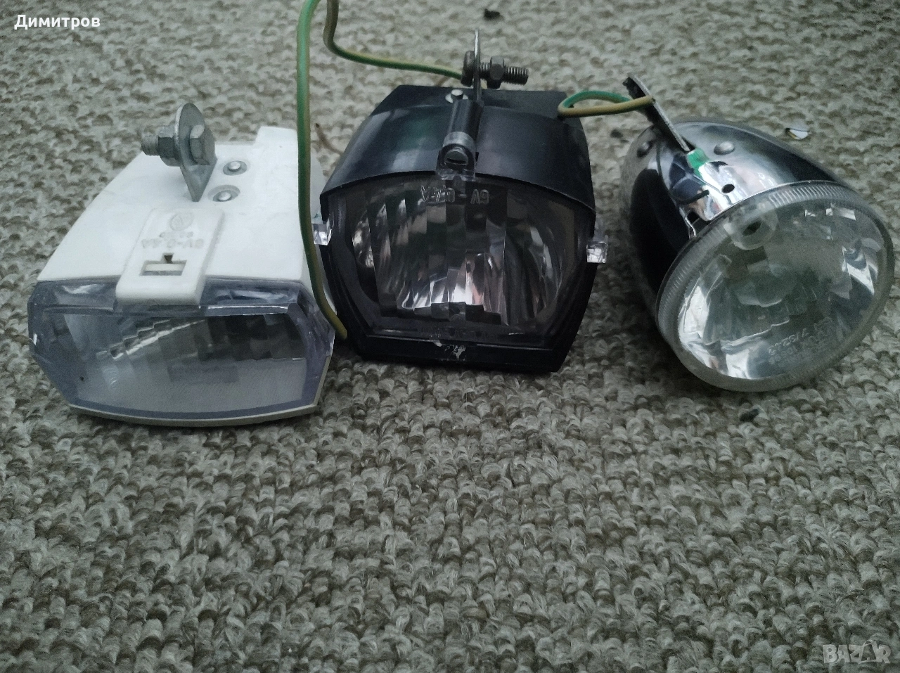 Три броя фарове за колело, снимка 1