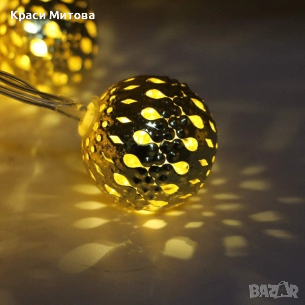 Коледни лампички – метални фигурки SD32, снимка 1