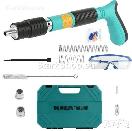 Професионален Мини Пистолет за Различни Размери Пирони IRON512 в Комплект, снимка 1