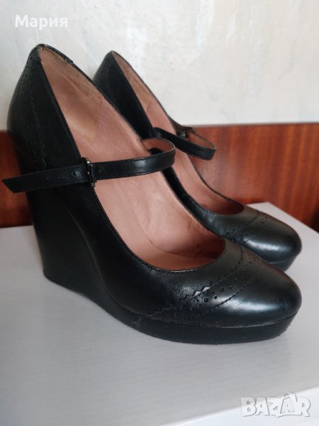 Обувки на платформа ALDO, естествена кожа, снимка 1