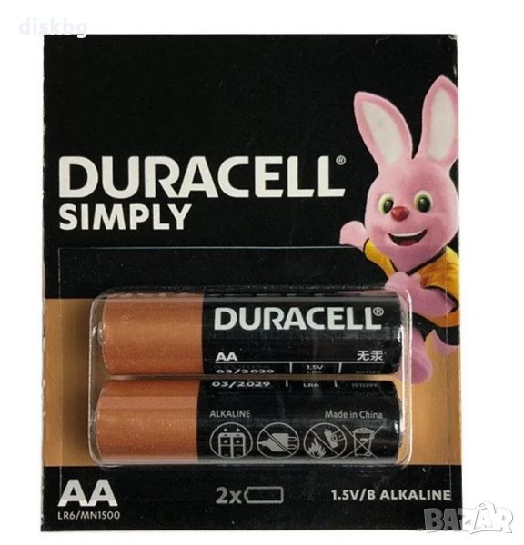 Duracell AA, R06 1,5V - нова алкална батерия , снимка 1