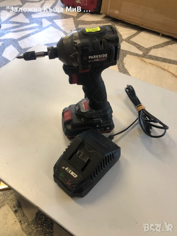 Гайковерт PARKSIDE С ЗАРЯДНО И БАТЕРИЯ , снимка 1