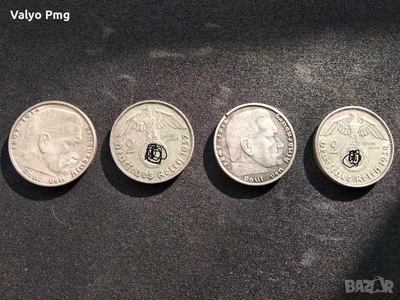 Германски монети, сребърни., снимка 1