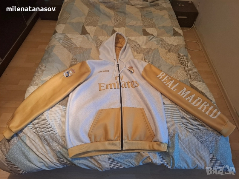 Суитшер на фк РЕАЛ МАДРИД.нов запазен с преглед и тест., снимка 1