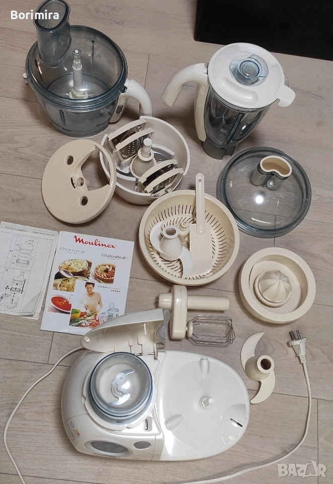 Кухненски робот Moulinex ovatio 3, със забележки, снимка 1